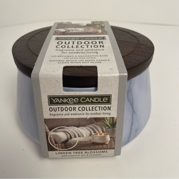 2/$20, 4/$35 - Lg Yankee Candle Set - Natural Wooden Top Doubles As Base!! - Picture 8 of 16